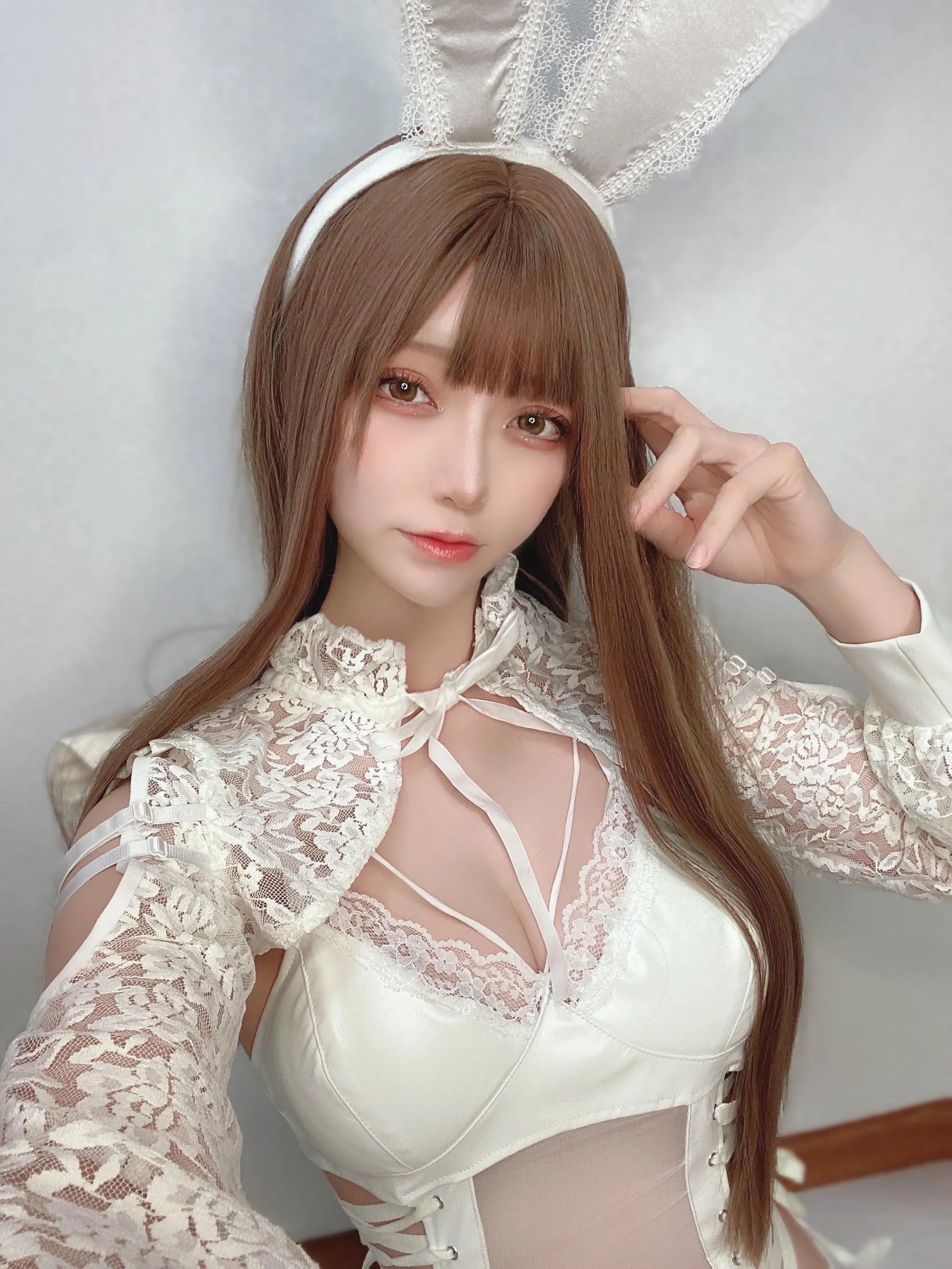 かさぎkasagi – NO.003 Fantia 2022-04月会员订阅-2022-04-11 ホワイトバニーガールさん [29P]插图9